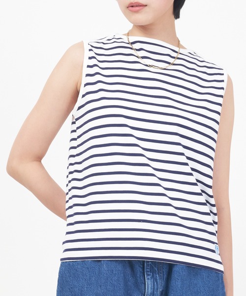 ORCIVAL(オーシバル)の「SLEEVELESS BOAT NECK P.O.(その他トップス・レディース・ブラック/ホワイト系その他2/ブルー系その他/ホワイト系その他/ホワイト系その他3/ホワイト/ホワイト系その他4/ホワイト系その他5・1)」の10枚目の写真