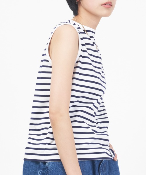 ORCIVAL(オーシバル)の「SLEEVELESS BOAT NECK P.O.(その他トップス・レディース・ブラック/ホワイト系その他2/ブルー系その他/ホワイト系その他/ホワイト系その他3/ホワイト/ホワイト系その他4/ホワイト系その他5・1)」の11枚目の写真