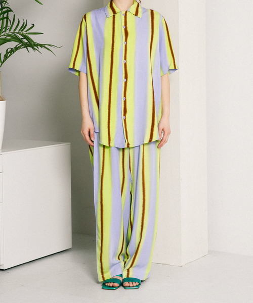 SUKU HOME（スクホーム）の「SUKU HOME　SOUR LIME NIGHT PYJAMA（ルームウェア/パジャマ・レディース・その他3・SMALL）」の2枚目の写真