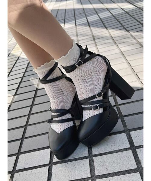 EATME（イートミー）の「レース編みソックス（ソックス/靴下・レディース・ブラック・FREE）」の17枚目の写真