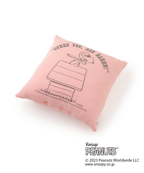 再値下げ！新品ジャーナルスタンダードファニチャー ピーナッツ クッションカバー2 PEANUTS×SPORTS WEAR by JSF】別注 KNIT CUSHION クッション
