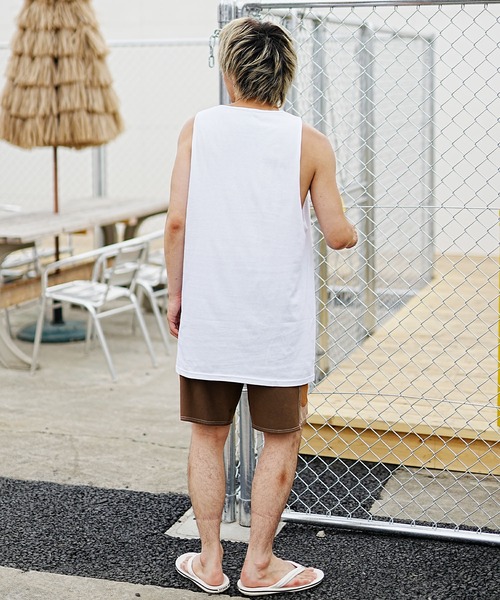 VOLCOM(ボルコム)の「VOLCOM/ボルコム タンクトップ フロントプリント クルーネック レギュラーフィット A4522300(タンクトップ・メンズ・ホワイト/ブラック・M/L/XL)」の9枚目の写真