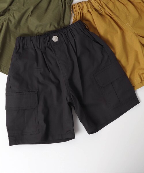 BREEZE（ブリーズ）の「カーゴハーフパンツ_5分丈（カーゴパンツ・キッズ・キャメル/チャコール/カーキ・90/130/110/100/80/120/140）」の2枚目の写真