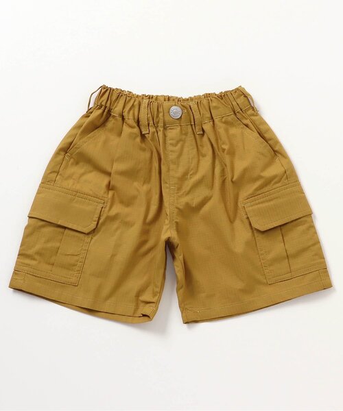 BREEZE（ブリーズ）の「カーゴハーフパンツ_5分丈（カーゴパンツ・キッズ・キャメル/チャコール/カーキ・90/130/110/100/80/120/140）」の4枚目の写真