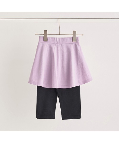 Lycee mine（リセマイン）の「【万能アイテム】のびのびストレッチ6分丈スカッツ（レギンス/スパッツ・キッズ・ベージュ/ブラック/ミント/ラベンダー/ライトグレー・120cm/140cm/130cm/110cm/100cm）」の11枚目の写真
