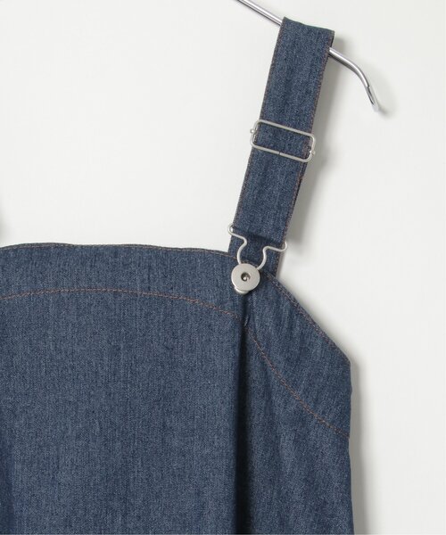 VENCEEXCHANGE（ヴァンスエクスチェンジ）の「ライトオンスデニムジャンスカ（ジャンパースカート・レディース・ブルー/ブラック/ホワイト・FREE）」の6枚目の写真