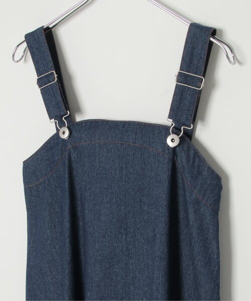 VENCEEXCHANGE（ヴァンスエクスチェンジ）の「ライトオンスデニムジャンスカ（ジャンパースカート・レディース・ブルー/ブラック/ホワイト・FREE）」の8枚目の写真