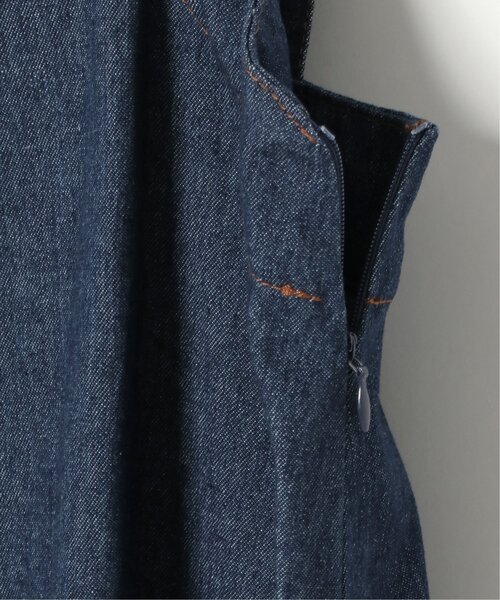 VENCEEXCHANGE（ヴァンスエクスチェンジ）の「ライトオンスデニムジャンスカ（ジャンパースカート・レディース・ブルー/ブラック/ホワイト・FREE）」の11枚目の写真