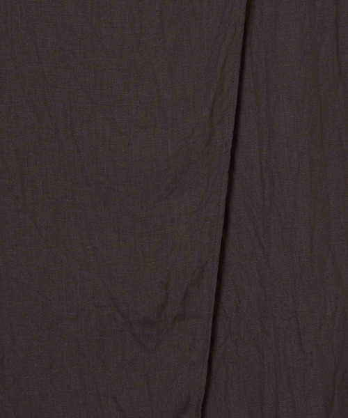 k3&co.（ケイスリーアンドコー）の「WRAP PANTS（その他パンツ・レディース・チャコール・1）」の2枚目の写真