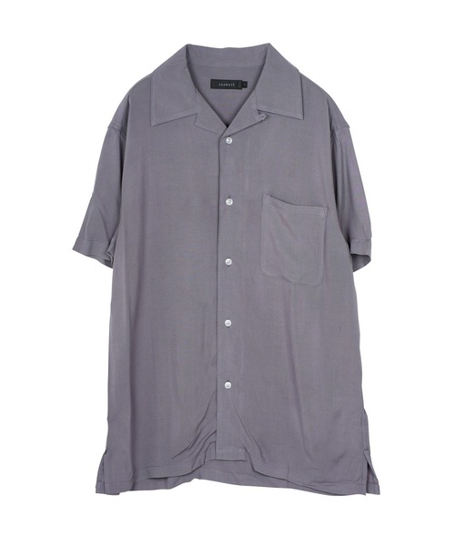 roshell(ロシェル)の「レーヨンオープンカラー半袖シャツ(シャツ/ブラウス・メンズ・アイボリー/ブラック/ブルー/カーキ/ネイビー/ダークグリーン/ベージュ系その他・LARGE/X-LARGE/MEDIUM)」の13枚目の写真