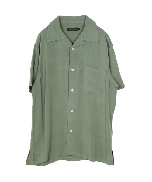 roshell(ロシェル)の「レーヨンオープンカラー半袖シャツ(シャツ/ブラウス・メンズ・アイボリー/ブラック/ブルー/カーキ/ネイビー/ダークグリーン/ベージュ系その他・LARGE/X-LARGE/MEDIUM)」の18枚目の写真