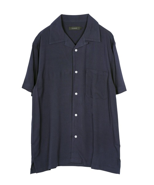 roshell(ロシェル)の「レーヨンオープンカラー半袖シャツ(シャツ/ブラウス・メンズ・アイボリー/ブラック/ブルー/カーキ/ネイビー/ダークグリーン/ベージュ系その他・LARGE/X-LARGE/MEDIUM)」の20枚目の写真