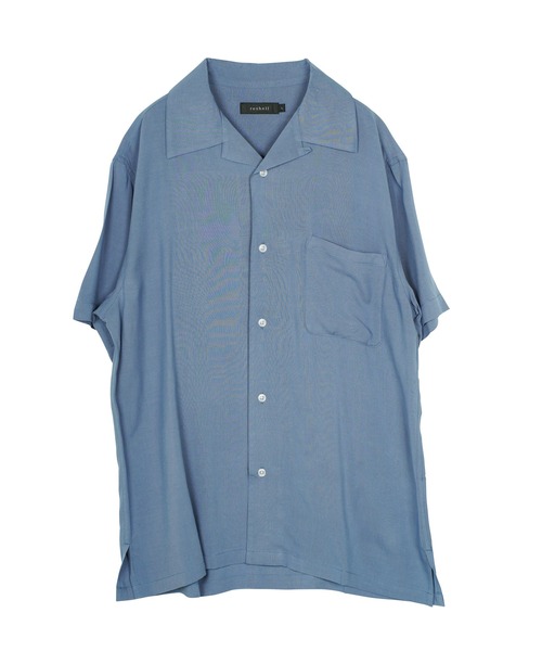 roshell(ロシェル)の「レーヨンオープンカラー半袖シャツ(シャツ/ブラウス・メンズ・アイボリー/ブラック/ブルー/カーキ/ネイビー/ダークグリーン/ベージュ系その他・LARGE/X-LARGE/MEDIUM)」の22枚目の写真