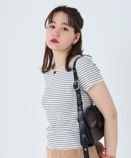 Tina:Jojun レーストリム長袖トップス - メルカリ