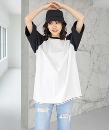 niko and... | カットアウトラグランBIGTシャツ(Tシャツ/カットソー)