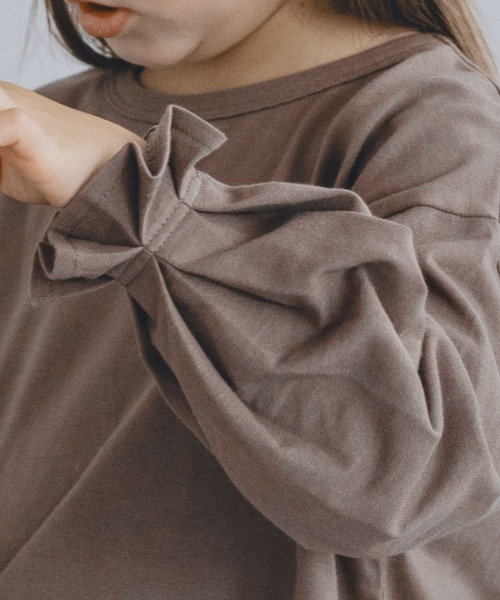 pairmanon（ペアマノン）の「選べるガールズデザイン 長袖 ロンT（Tシャツ/カットソー・キッズ・パープル系その他2/ホワイト系その他3/ピンク系その他/ブラック系その他2/ミント/ホワイト系その他4/ライトベージュ/ベージュ系その他/パープル系その他3/ブラック系その他/ブラウン系その他3/パープル系その他/パープル系その他4/ブルー系その他3/ブラック/ブラウン系その他/ベージュ系その他2/ピンク/ブルー系その他・90/130/150/120/140/110/100/80）」の22枚目の写真