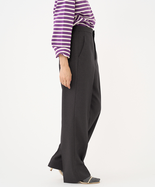 IENA（イエナ）の「PEツイル ストレートスラックス（スラックス・レディース・チャコールグレー/ネイビー・34/36/38）」の10枚目の写真