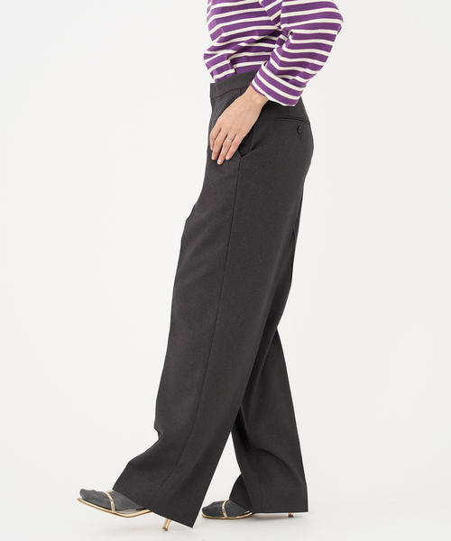 IENA（イエナ）の「PEツイル ストレートスラックス（スラックス・レディース・チャコールグレー/ネイビー・34/36/38）」の12枚目の写真