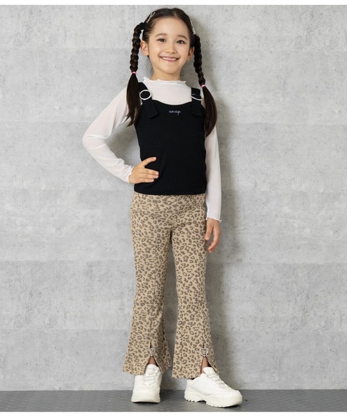 ANAP kids（アナップキッズ）の「シアートップスセット（Tシャツ/カットソー・キッズ・ホワイト/ブラック・130cm/120cm/110cm）」の7枚目の写真
