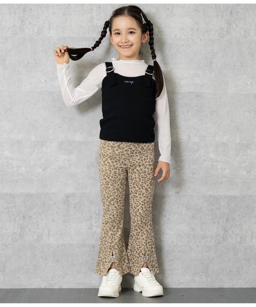 ANAP kids（アナップキッズ）の「シアートップスセット（Tシャツ/カットソー・キッズ・ホワイト/ブラック・130cm/120cm/110cm）」の8枚目の写真