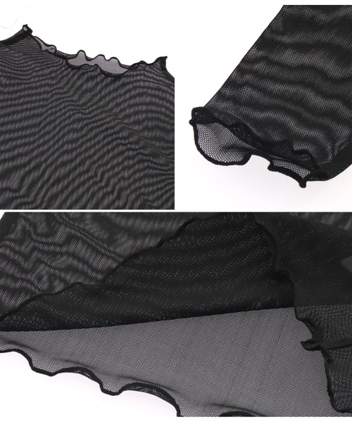 ANAP kids（アナップキッズ）の「シアートップスセット（Tシャツ/カットソー・キッズ・ホワイト/ブラック・130cm/120cm/110cm）」の14枚目の写真