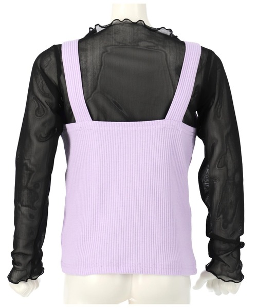 ANAP kids（アナップキッズ）の「シアートップスセット（Tシャツ/カットソー・キッズ・ホワイト/ブラック・130cm/120cm/110cm）」の11枚目の写真