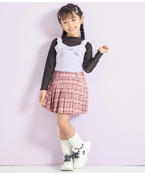 ANAP kids（アナップキッズ）の「シアートップスセット（Tシャツ/カットソー・キッズ・ホワイト/ブラック・130cm/120cm/110cm）」の19枚目の写真