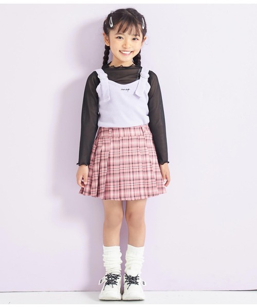 ANAP kids（アナップキッズ）の「シアートップスセット（Tシャツ/カットソー・キッズ・ホワイト/ブラック・130cm/120cm/110cm）」の20枚目の写真
