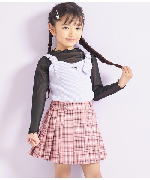 ANAP kids（アナップキッズ）の「シアートップスセット（Tシャツ/カットソー・キッズ・ホワイト/ブラック・130cm/120cm/110cm）」の17枚目の写真