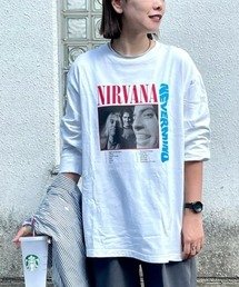 Right-on | 【別注】ヴィンテージ加工バンドロンT(Tシャツ/カットソー)