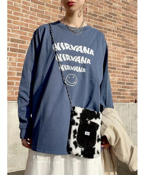 Right-on（ライトオン）の「【別注】ヴィンテージ加工バンドロンT（Tシャツ/カットソー・メンズ・ホワイト/ロイヤルブルー/ブラック・XL/L/M）」の16枚目の写真