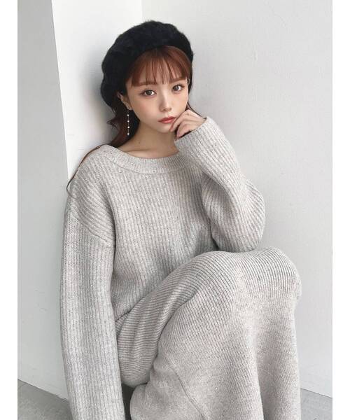 RESEXXY（リゼクシー）の「フラッフィーベレー帽（ハンチング/ベレー帽・レディース・ブラック/ホワイト/ベージュ・FREE）」の16枚目の写真