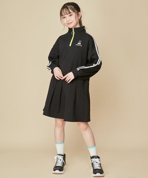 ★ChicLine★ レニー ダブルラッフル Hラインワンピース ☆ChicLine☆ レニー ダブルラッフル Hラインワンピース
