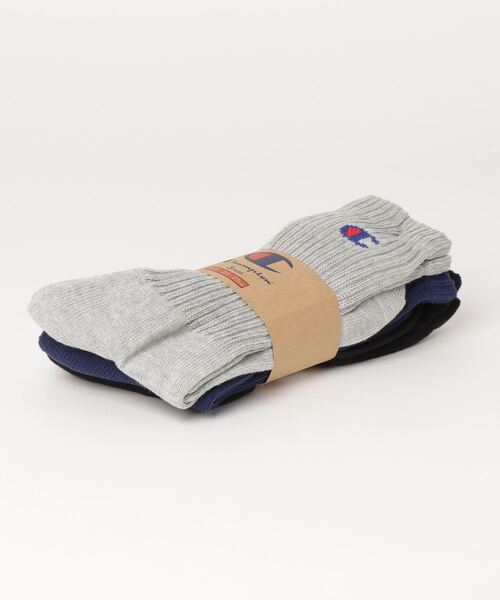 Champion（チャンピオン）の「【Champion/チャンピオン】メンズ 【3足組】 フルレングスソックス【ハーフパイル】（ソックス/靴下・メンズ・ヘザーグレー/ブラック/ホワイト/その他・MEDIUM/SMALL/LARGE）」の17枚目の写真