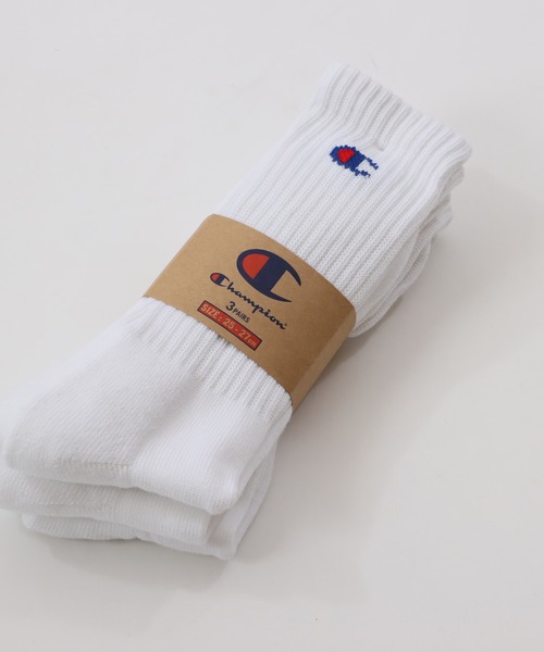 Champion（チャンピオン）の「【Champion/チャンピオン】メンズ 【3足組】 フルレングスソックス【ハーフパイル】（ソックス/靴下・メンズ・ヘザーグレー/ブラック/ホワイト/その他・MEDIUM/SMALL/LARGE）」の21枚目の写真