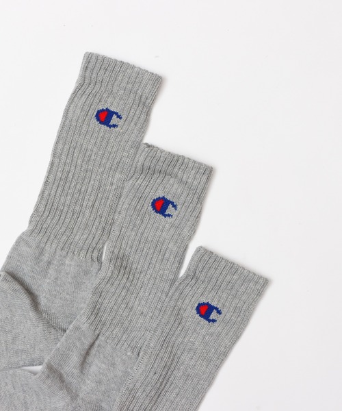 Champion（チャンピオン）の「【Champion/チャンピオン】メンズ 【3足組】 フルレングスソックス【ハーフパイル】（ソックス/靴下・メンズ・ヘザーグレー/ブラック/ホワイト/その他・MEDIUM/SMALL/LARGE）」の9枚目の写真