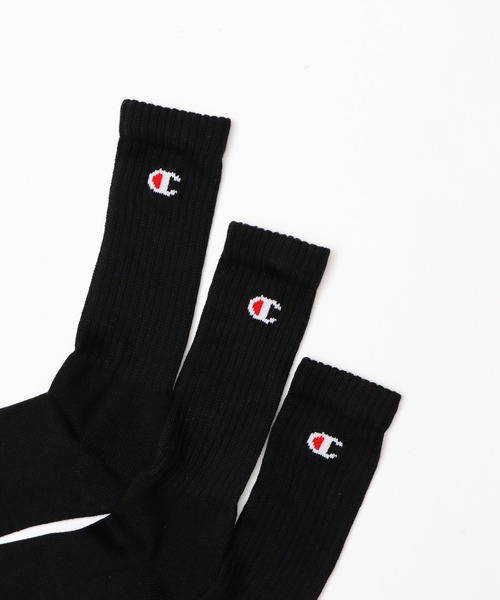 Champion（チャンピオン）の「【Champion/チャンピオン】メンズ 【3足組】 フルレングスソックス【ハーフパイル】（ソックス/靴下・メンズ・ヘザーグレー/ブラック/ホワイト/その他・MEDIUM/SMALL/LARGE）」の6枚目の写真