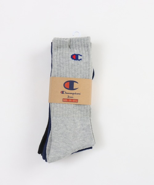 Champion（チャンピオン）の「【Champion/チャンピオン】メンズ 【3足組】 フルレングスソックス【ハーフパイル】（ソックス/靴下・メンズ・ヘザーグレー/ブラック/ホワイト/その他・MEDIUM/SMALL/LARGE）」の13枚目の写真