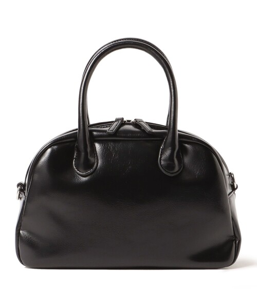 BEAMS HEART（ビームスハート）の「BEAMS HEART / フェイクレザー ボストンバッグ（ボストンバッグ・レディース・シルバー/ブラック・ONE SIZE）」の6枚目の写真