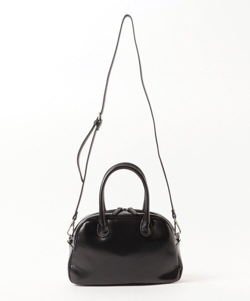 BEAMS HEART（ビームスハート）の「BEAMS HEART / フェイクレザー ボストンバッグ（ボストンバッグ・レディース・シルバー/ブラック・ONE SIZE）」の9枚目の写真