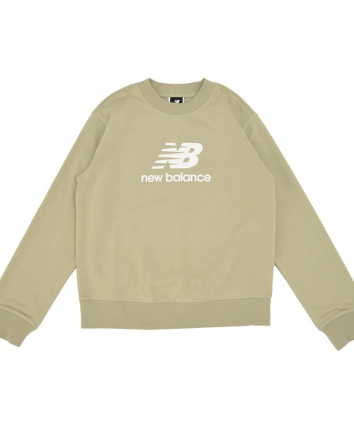 NEW BALANCE(ニューバランス)の「NB Essentials スタックドロゴ スウェットクルー(スウェット・レディース・ライトグレー/ブラック/カーキ/ブラウン・SMALL/MEDIUM/X-LARGE/LARGE)」の19枚目の写真