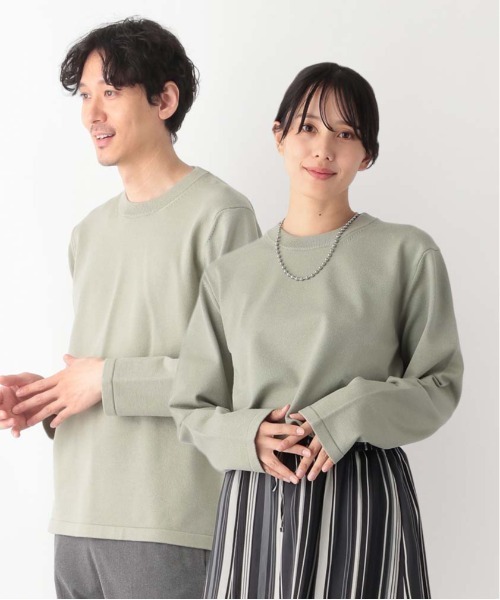 GLOBAL WORK(グローバルワーク)の「メルティクルーネックプルオ-バー/M/163401(ニット/セーター・メンズ・ライトグレー/グレー/ブラック/ネイビー/スカイブルー/ライトベージュ/ライトグリーン/チャコールグレー・MEDIUM/X-LARGE/LARGE/SMALL)」の6枚目の写真