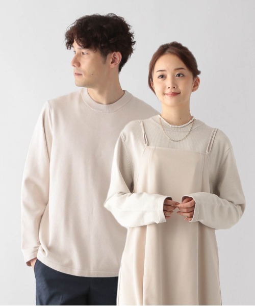 GLOBAL WORK(グローバルワーク)の「メルティクルーネックプルオ-バー/M/163401(ニット/セーター・メンズ・ライトグレー/グレー/ブラック/ネイビー/スカイブルー/ライトベージュ/ライトグリーン/チャコールグレー・MEDIUM/X-LARGE/LARGE/SMALL)」の4枚目の写真