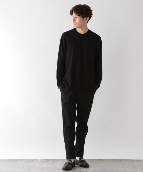 GLOBAL WORK(グローバルワーク)の「メルティクルーネックプルオ-バー/M/163401(ニット/セーター・メンズ・ライトグレー/グレー/ブラック/ネイビー/スカイブルー/ライトベージュ/ライトグリーン/チャコールグレー・MEDIUM/X-LARGE/LARGE/SMALL)」の9枚目の写真