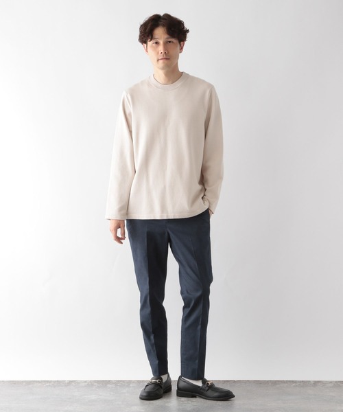 GLOBAL WORK(グローバルワーク)の「メルティクルーネックプルオ-バー/M/163401(ニット/セーター・メンズ・ライトグレー/グレー/ブラック/ネイビー/スカイブルー/ライトベージュ/ライトグリーン/チャコールグレー・MEDIUM/X-LARGE/LARGE/SMALL)」の13枚目の写真