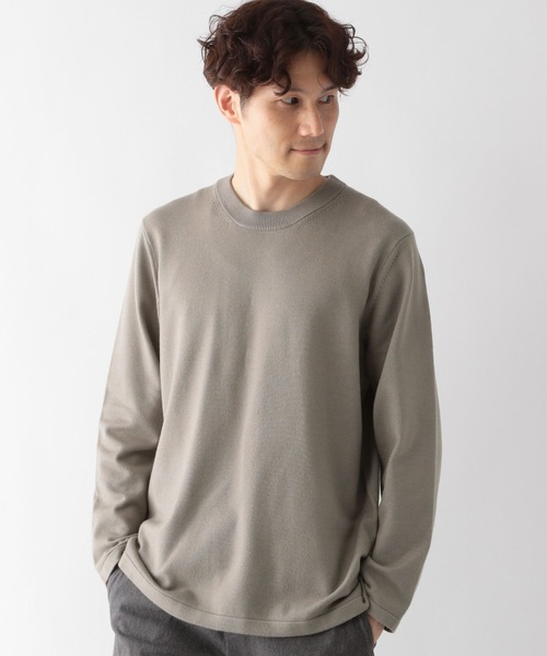 GLOBAL WORK(グローバルワーク)の「メルティクルーネックプルオ-バー/M/163401(ニット/セーター・メンズ・ライトグレー/グレー/ブラック/ネイビー/スカイブルー/ライトベージュ/ライトグリーン/チャコールグレー・MEDIUM/X-LARGE/LARGE/SMALL)」の20枚目の写真