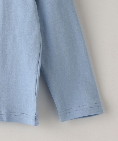 SHIPS（シップス）の「SHIPS KIDS:100～130cm / ツイン バード フェイクファー 長袖 TEE（Tシャツ/カットソー・キッズ・ライトブルー/オフホワイト・110/130/120/100）」の8枚目の写真