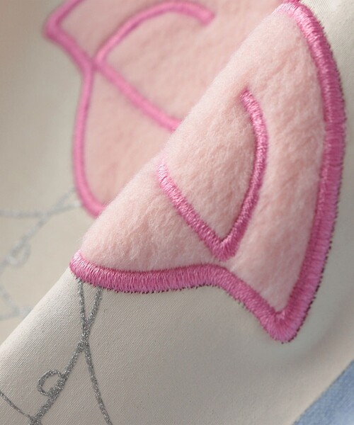 SHIPS（シップス）の「SHIPS KIDS:100～130cm / ツイン バード フェイクファー 長袖 TEE（Tシャツ/カットソー・キッズ・ライトブルー/オフホワイト・110/130/120/100）」の7枚目の写真