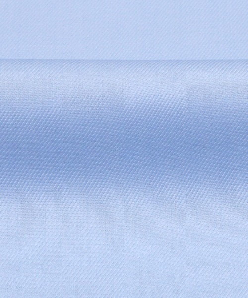 TOKYO SHIRTS（トウキョウシャツ）の「形態安定ノーアイロン レギュラー 長袖ビジネスワイシャツ（ビジネスシャツ・メンズ・ブルー・首回り39cm-裄丈84cm/首回り43cm-裄丈86cm/首回り39cm-裄丈80cm/首回り42cm-裄丈86cm/首回り42cm-裄丈82cm/首回り41cm-裄丈86cm/首回り37cm-裄丈80cm/首回り41cm-裄丈82cm/首回り43cm-裄丈82cm/首回り37cm-裄丈84cm）」の4枚目の写真