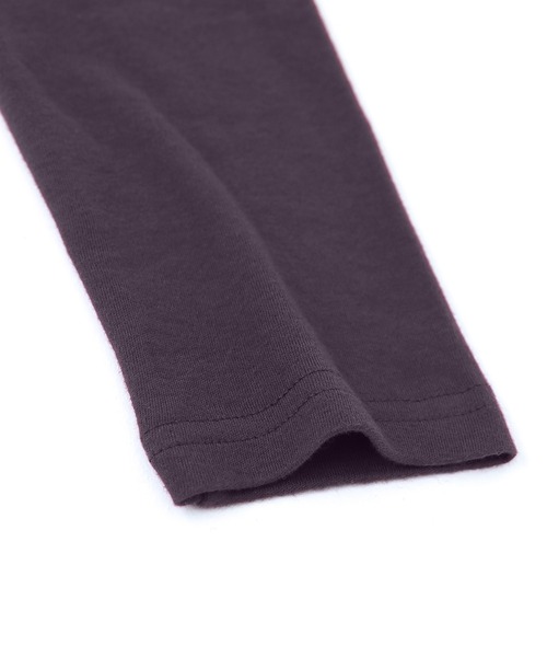 n'OrLABEL（ノアールレーベル）の「【機能素材】『ラウンドネックロンT』（Tシャツ/カットソー・レディース・ブラック/モカ/アイボリー/グレイッシュベージュ/ネイビー/チャコール/ボルドー・L/M/LL）」の19枚目の写真